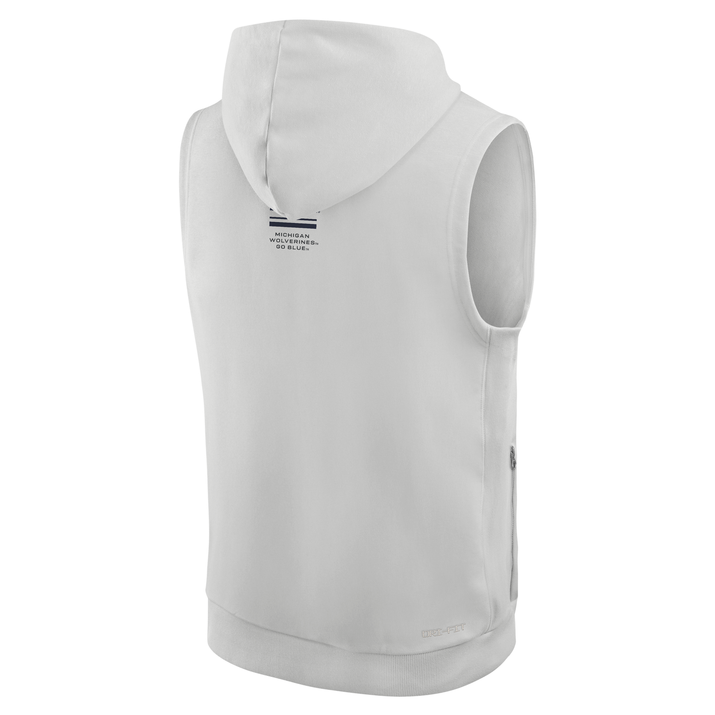 Michigan Wolverines Jordan Dri-fit Sleeveless Hoodie – The M Den Shop