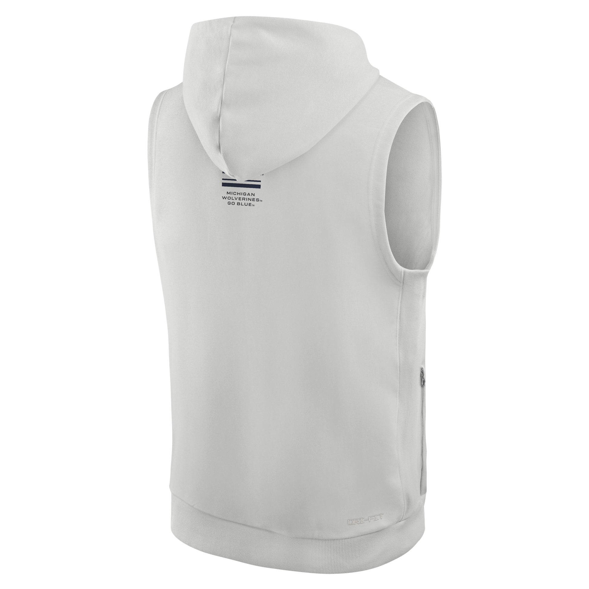 Michigan Wolverines Jordan Dri-fit Sleeveless Hoodie – The M Den Shop
