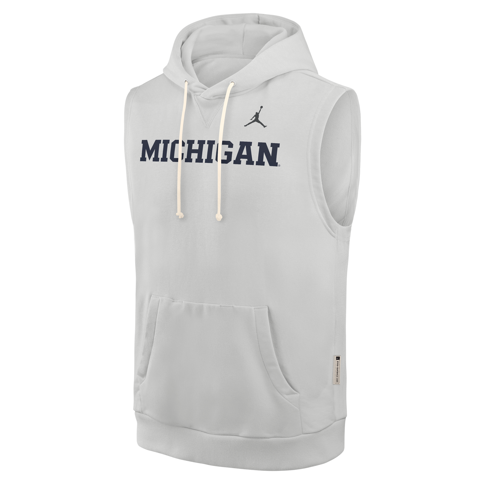Michigan Wolverines Jordan Dri-fit Sleeveless Hoodie – The M Den Shop