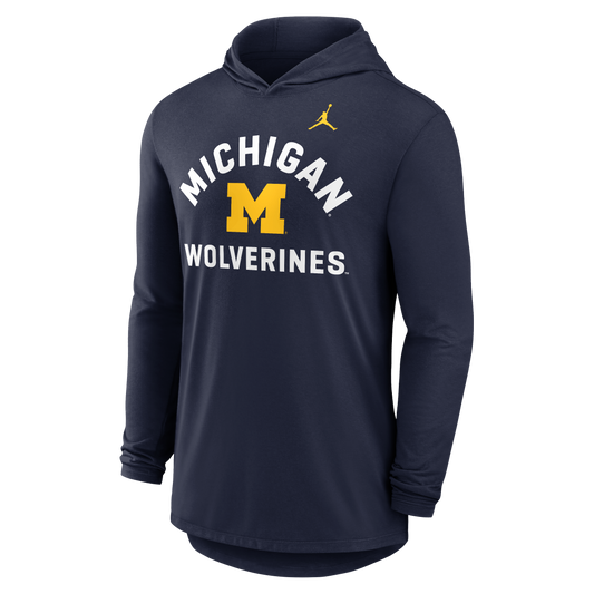 Michigan Wolverines Jordan Lightweight Hooded T-Shirt