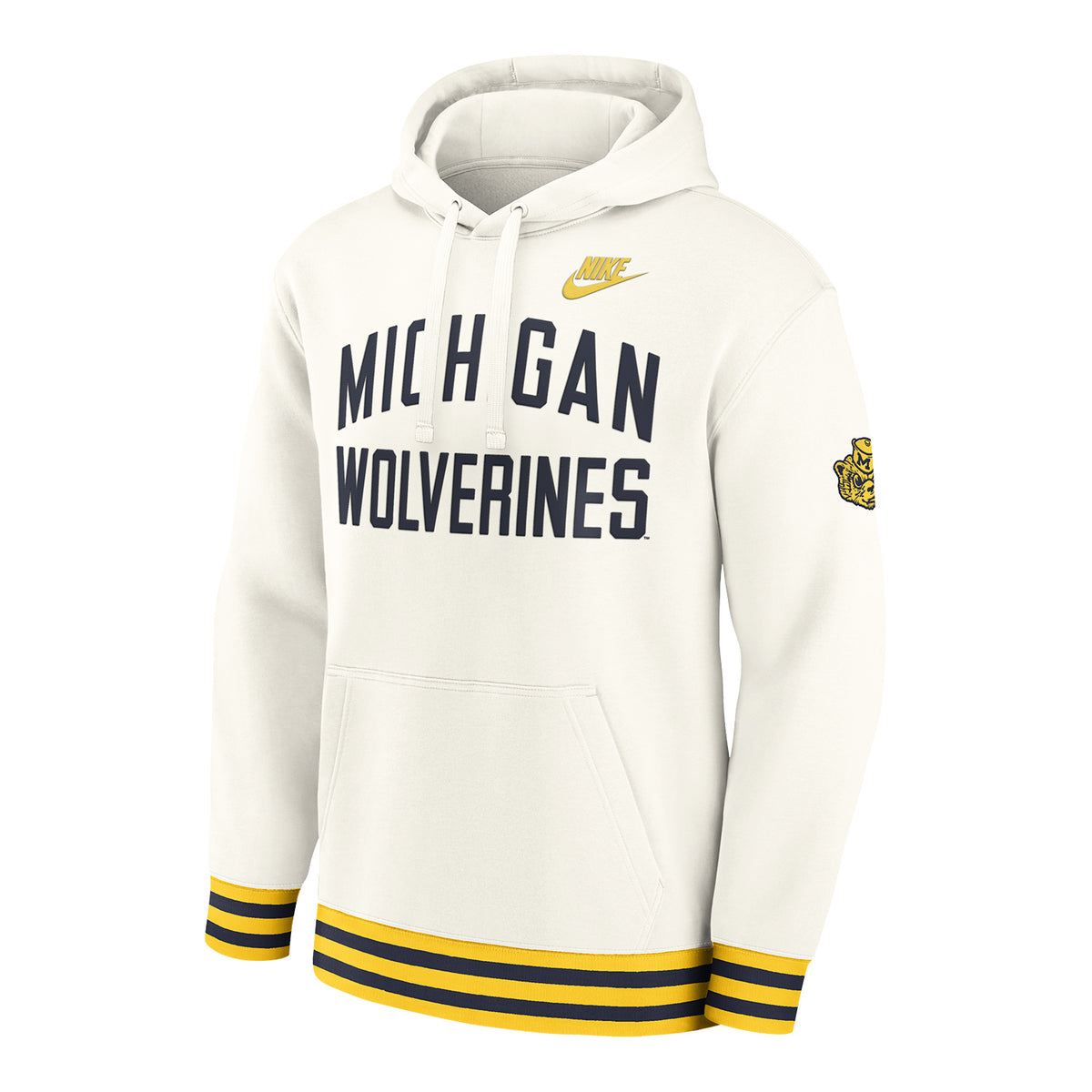 Michigan Wolverines Nike White Legacy Retro Hoodie