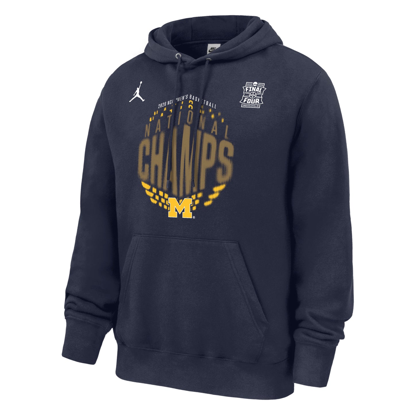 Michigan Wolverines Men's Basketball National Champions Locker Room Hoodie