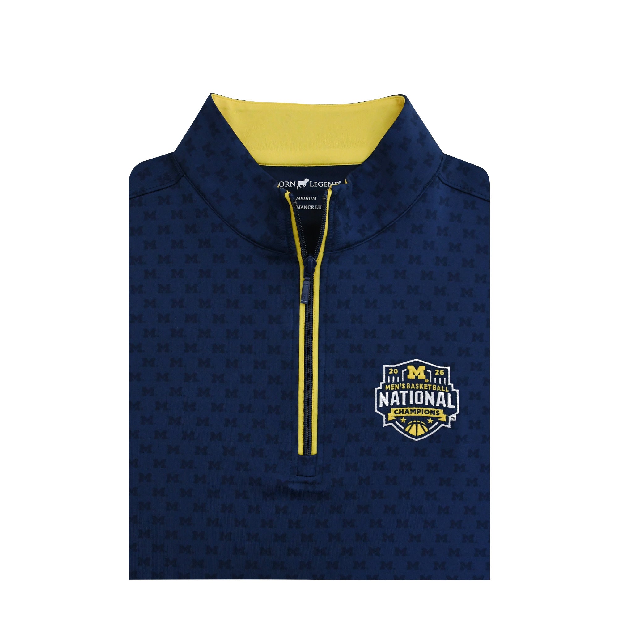 Michigan Wolverines Men's Basketball National Champions Block M 1