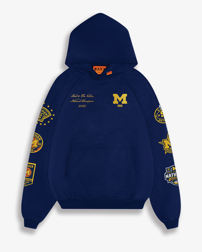 UA×東京大学“Warriors“チームパーカー MDサイズ Michigan Wolverines Men's Basketball National Champions Navy