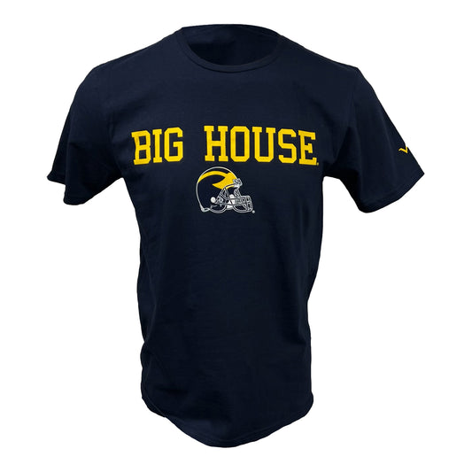 Valiant University of Michigan Football "Big House" Tee - Front View