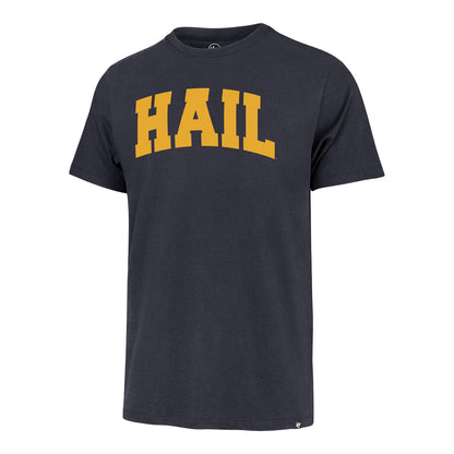 Michigan Wolverines Blue '47 Brand Hail T-Shirt - Front View