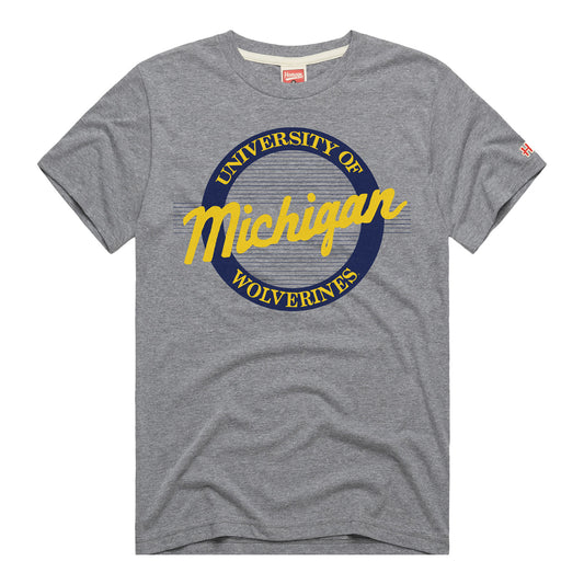 Homage University of Michigan Script T-Shirt - Front View