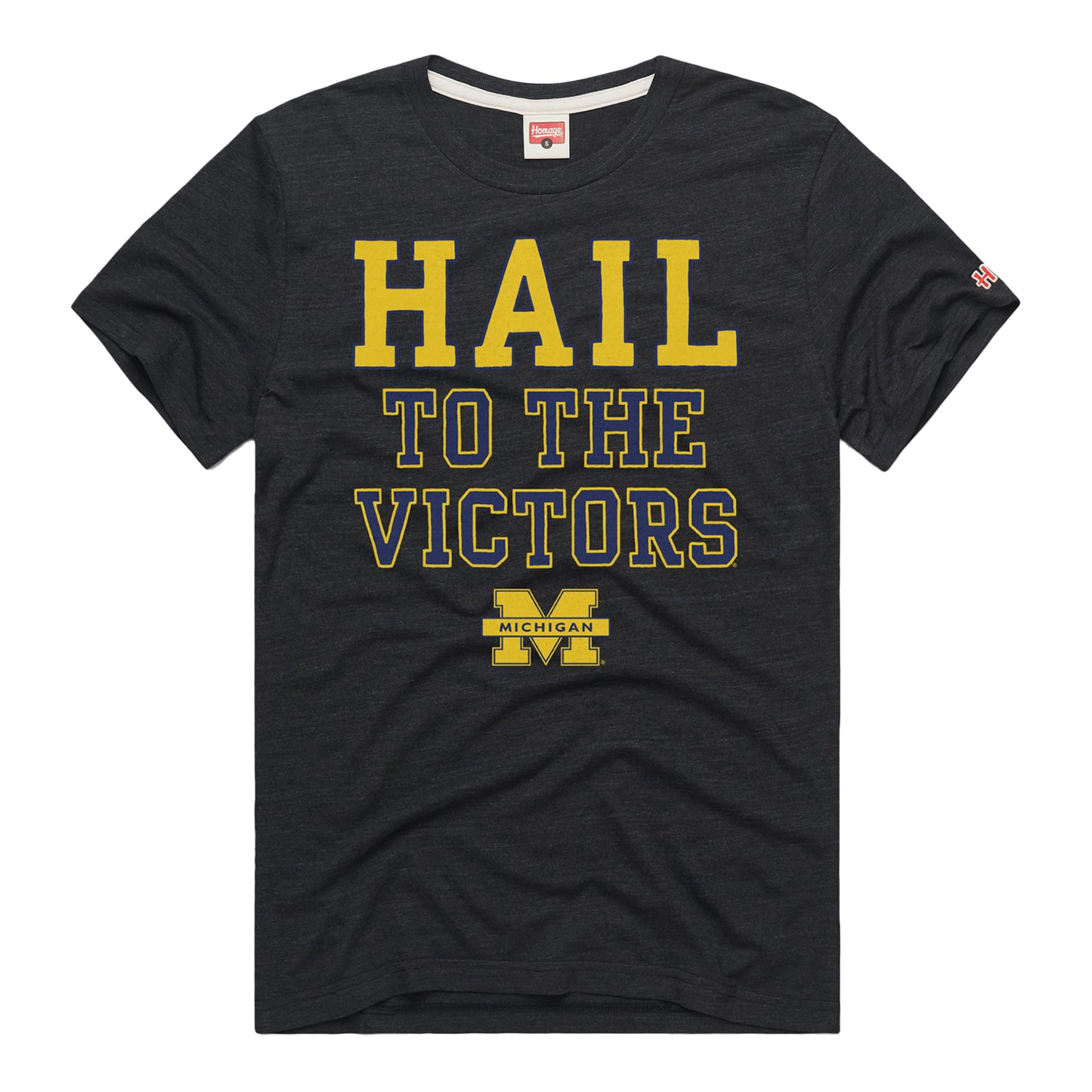 Homage University of Michigan Hail To The Victors T-Shirt - Front View