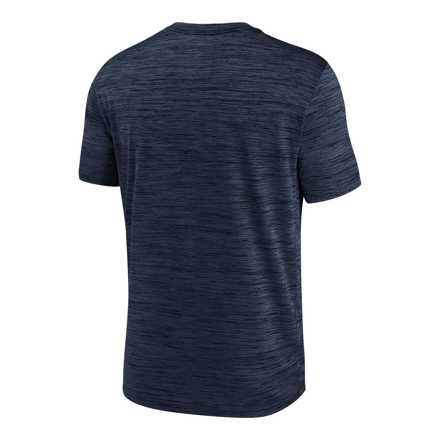 Michigan Wolverines Velocity Center Stacked Navy Tee - Back View