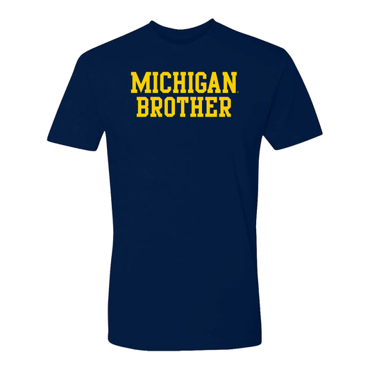 University of Michigan Brother Navy Tee - Front View
