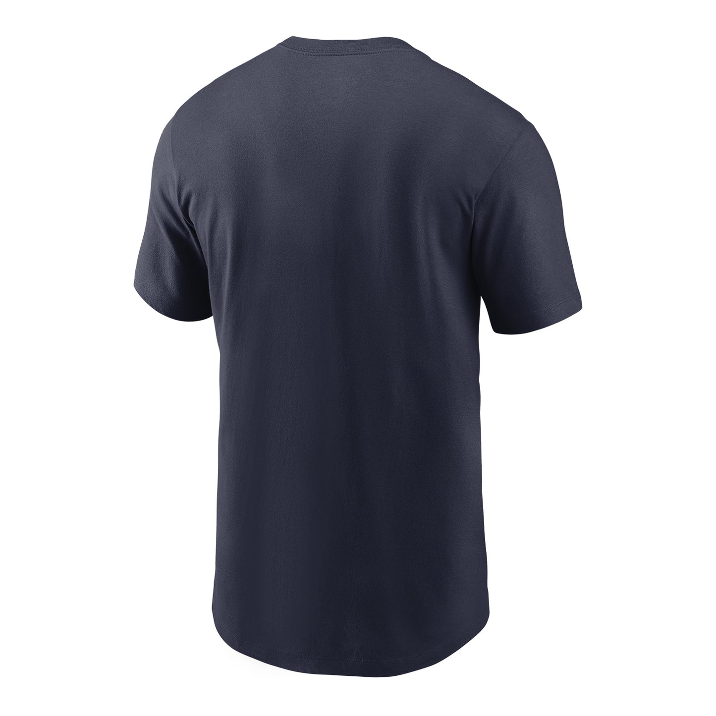 Michigan Wolverines Jordan Brand Basketball 2025 Courtside Short Sleeve Tee In Blue - Back View