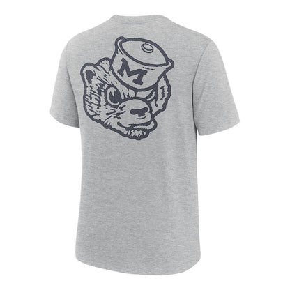 Michigan Wolverines Nike Grey Two Hit Vault T-Shirt