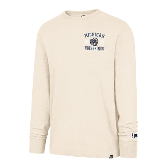 Michigan Wolverines 47 Brand Heavy Slub Long Sleeve T-Shirt
