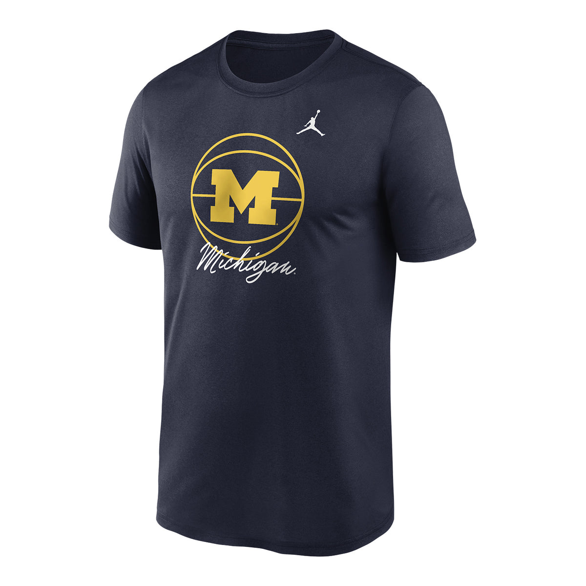 Michigan Wolverines Nike Navy Legend Basketball T-Shirt