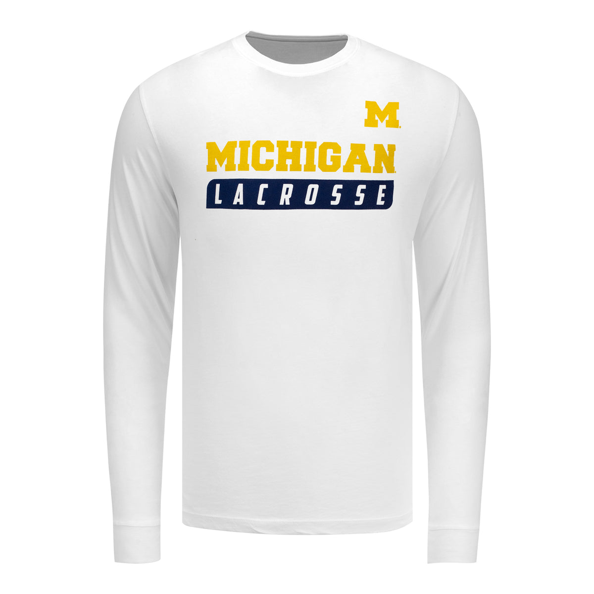 Michigan Wolverines Lacrosse Long Sleeve Tee