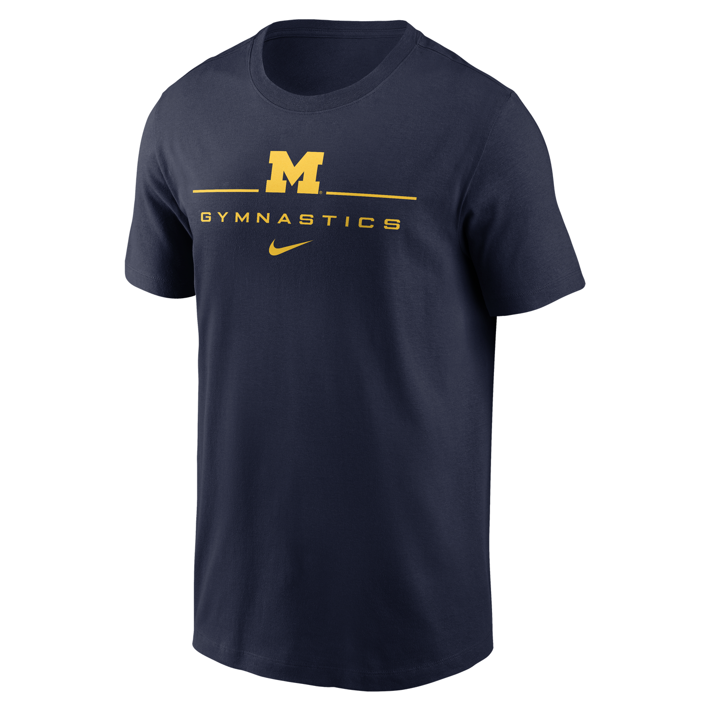 Michigan Wolverines Gymnastics Slanted Tee