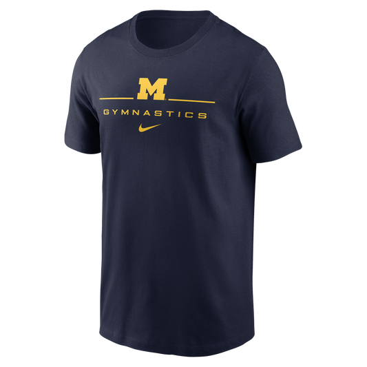 Michigan Wolverines Gymnastics Slanted Tee
