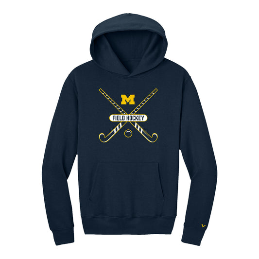 Michigan Wolverines Field Hockey Short Sleeve T-Shirt - Front View