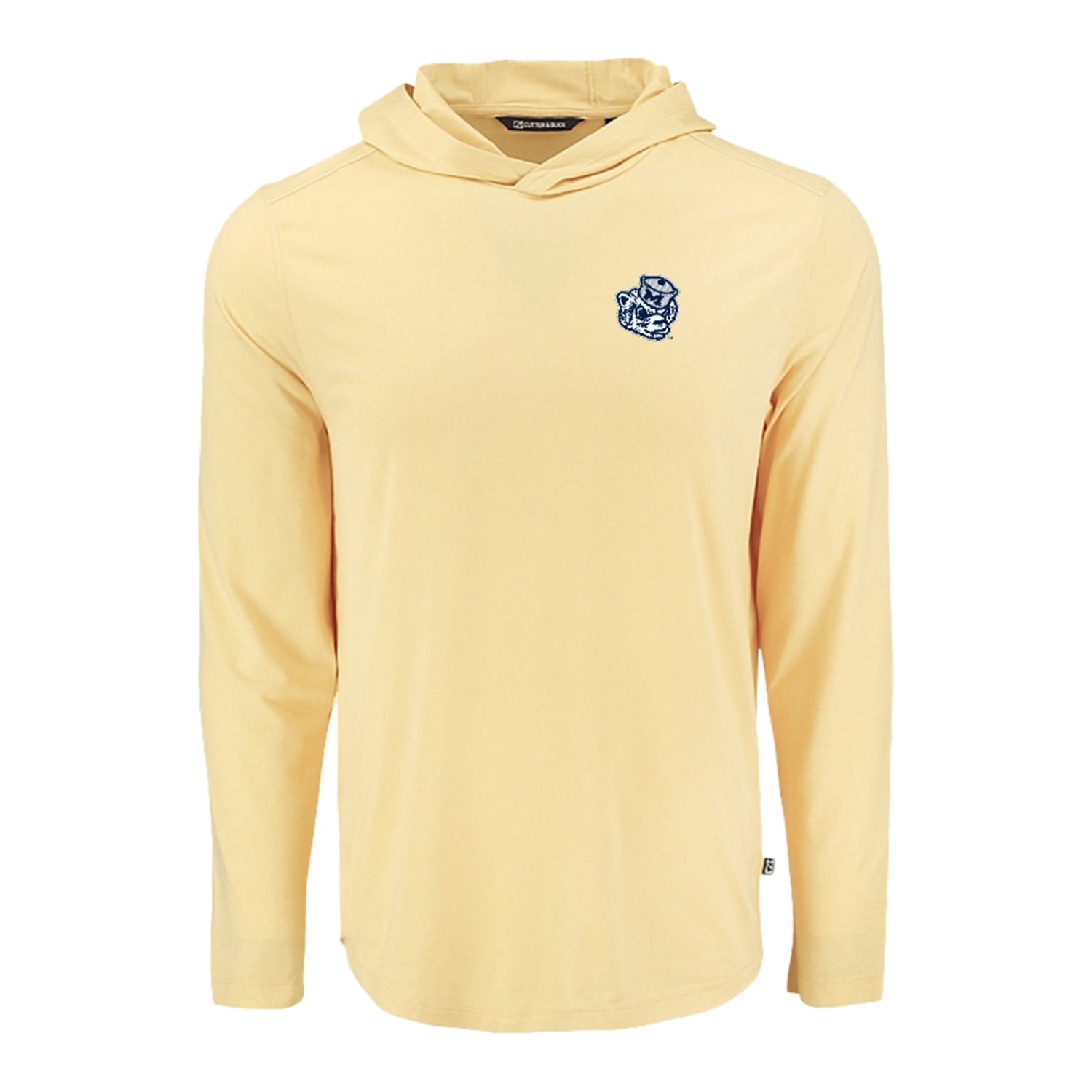Michigan Wolverines Vault Coastline Yellow Epic Comfort Hooded Shirt - Front View
