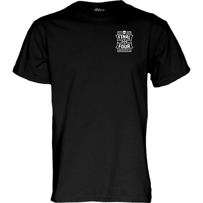 Michigan Wolverines Men's Basketball Final Four 4-Team Court T-Shirt