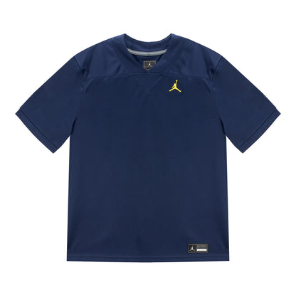 Michigan Wolverines Nike Personalized Blue Football Jersey