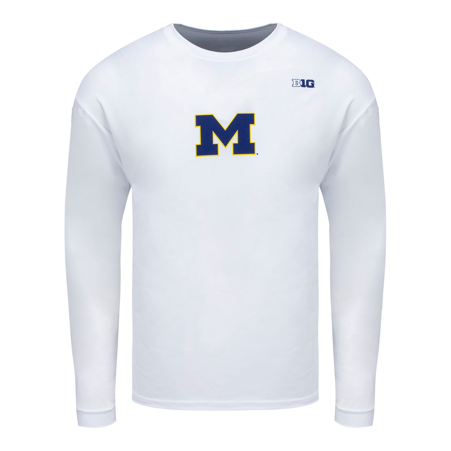 Michigan Wolverines Volleyball Replica White Jersey - Front View