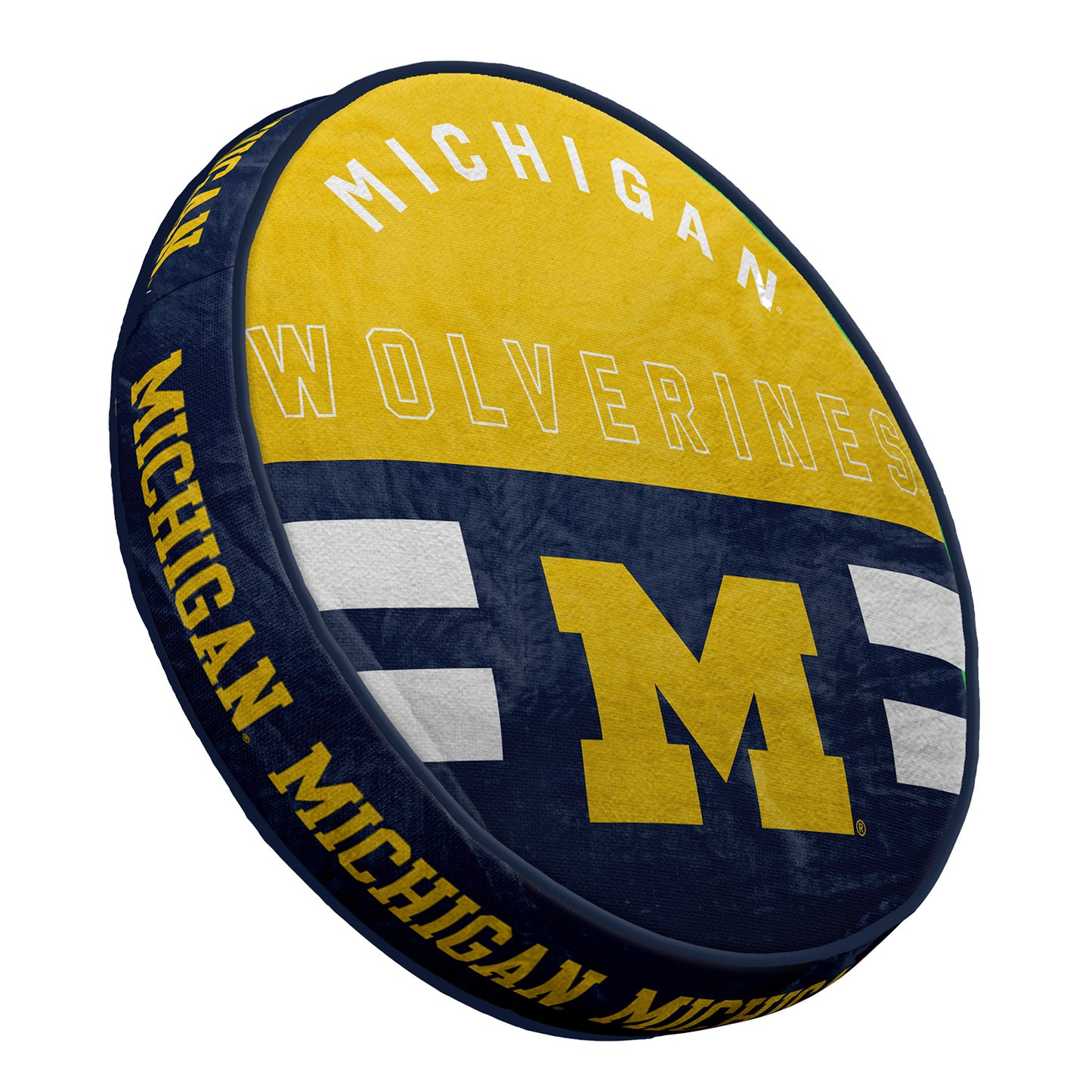 Pegasus Michigan Wolverines Circle Plush Pillow - Main View