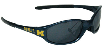 Michigan Wolverines Jenkins Navy Sunglasses - Main View