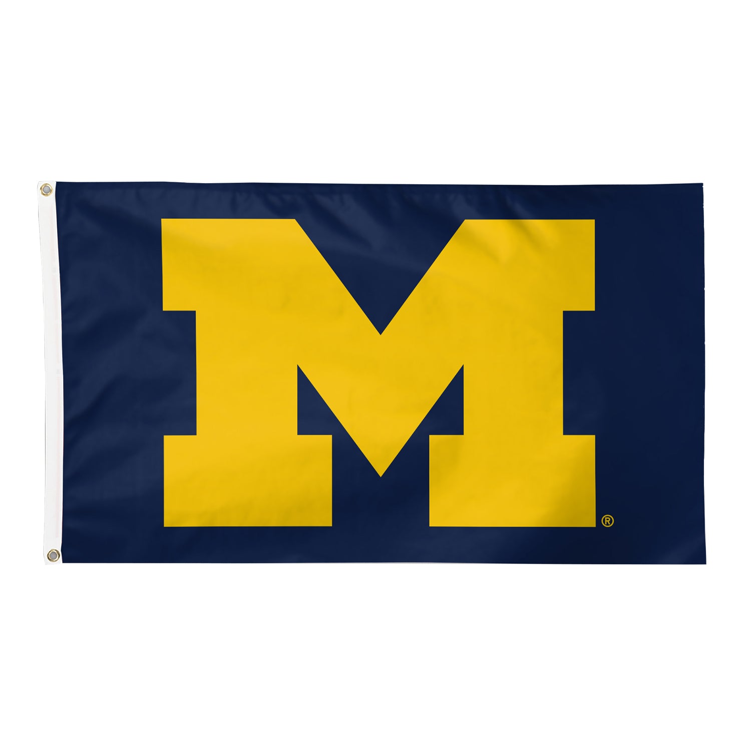 Michigan Wolverines  3X5 Primary Logo Navy Flag - Main View