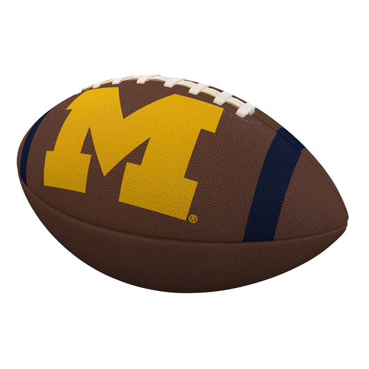 Michigan Wolverines Logo Brand Mini Composite Football - Main View