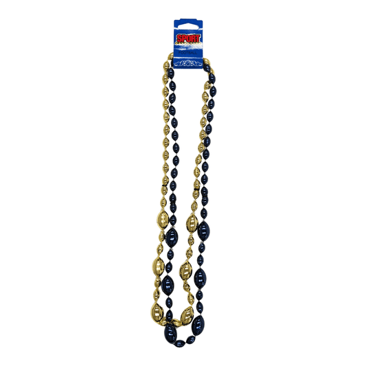 Michigan Wolverines IMC Navy & Gold 38" Football 2-Pack Beads