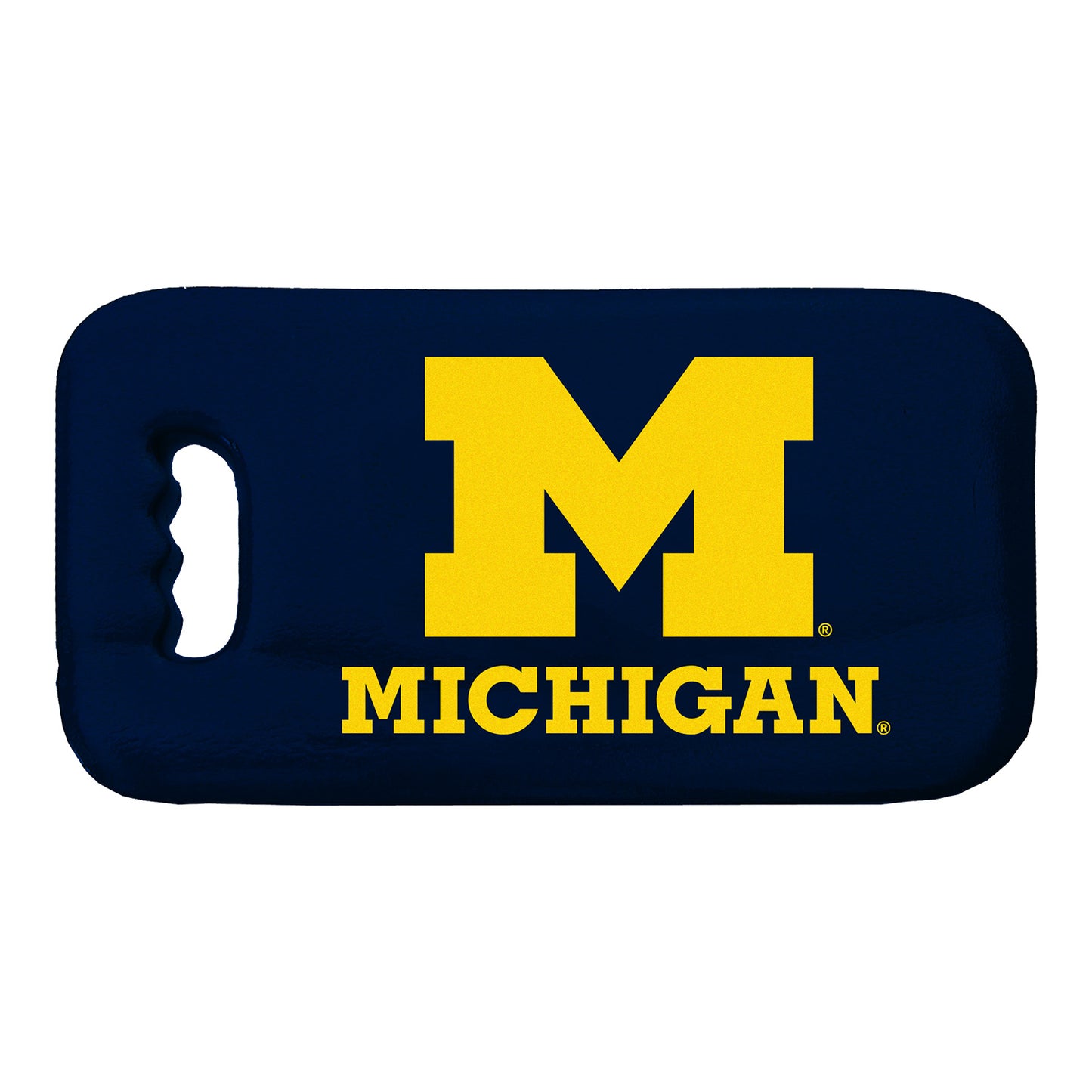 Michigan Wolverines 15 x 9 Premium Seat Cushion - Front View