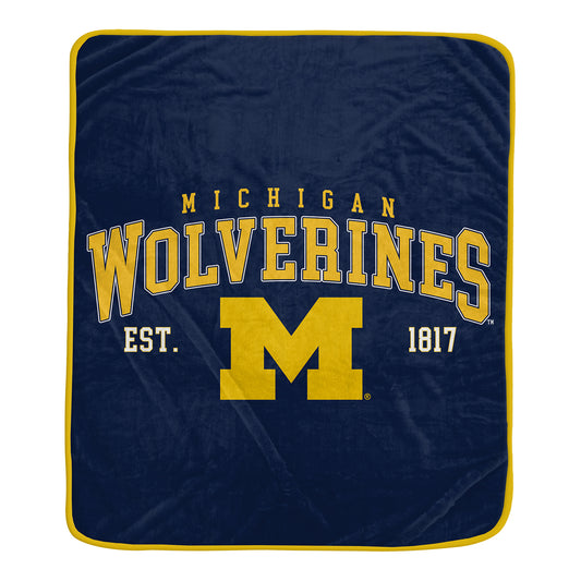 Michigan Wolverines Pegasus Blanket - Main View