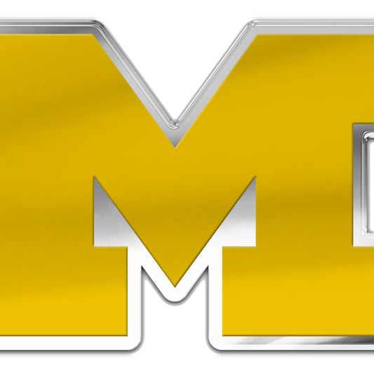 Michigan Wolverines Wincraft Auto Badge - Main View