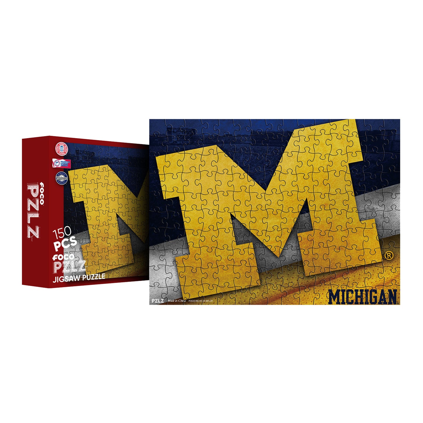 Michigan Wolverines 150 Piece Big Logo Jigsaw Puzzle