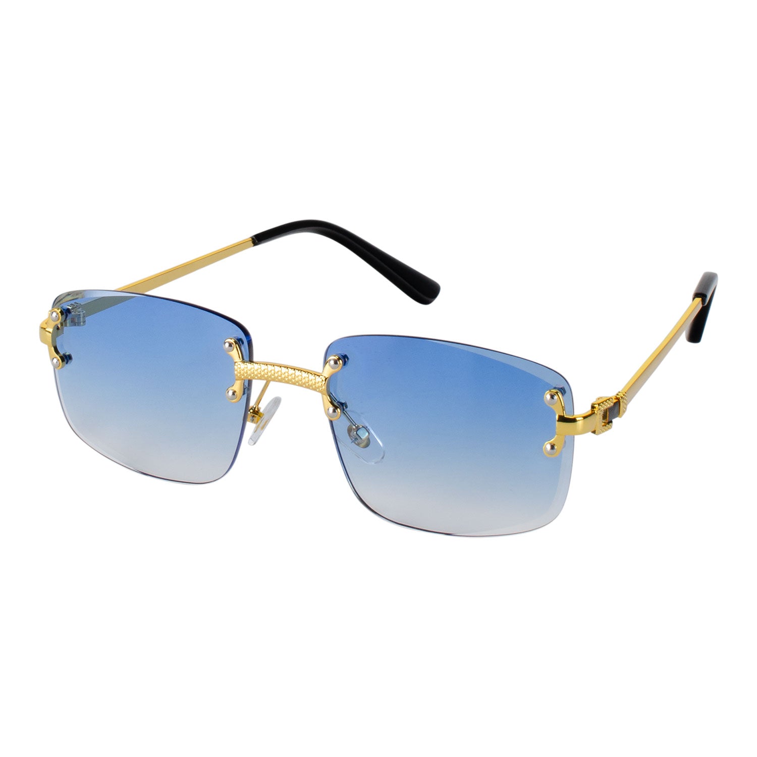 Michigan Wolverines Blue Buff Glasses - Front Left View