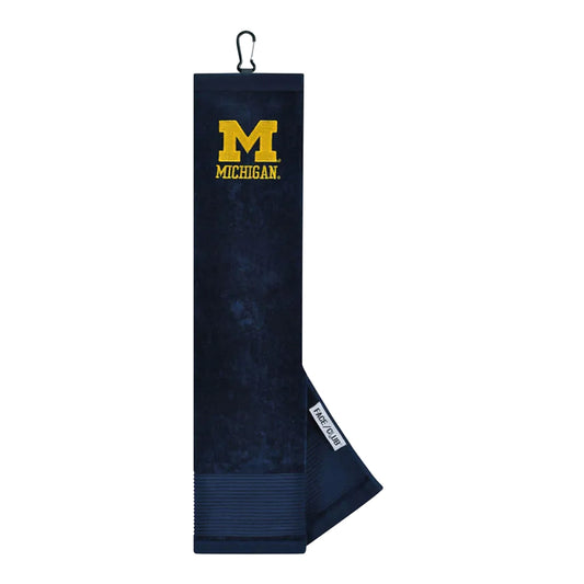 Michigan Wincraft Golf Towel - Front View