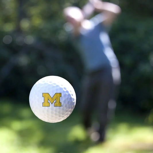 Michigan Wincraft Team Golf - Single Golf Ball - Front View