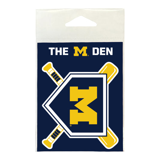 Michigan Wolverines Baseball Sticker