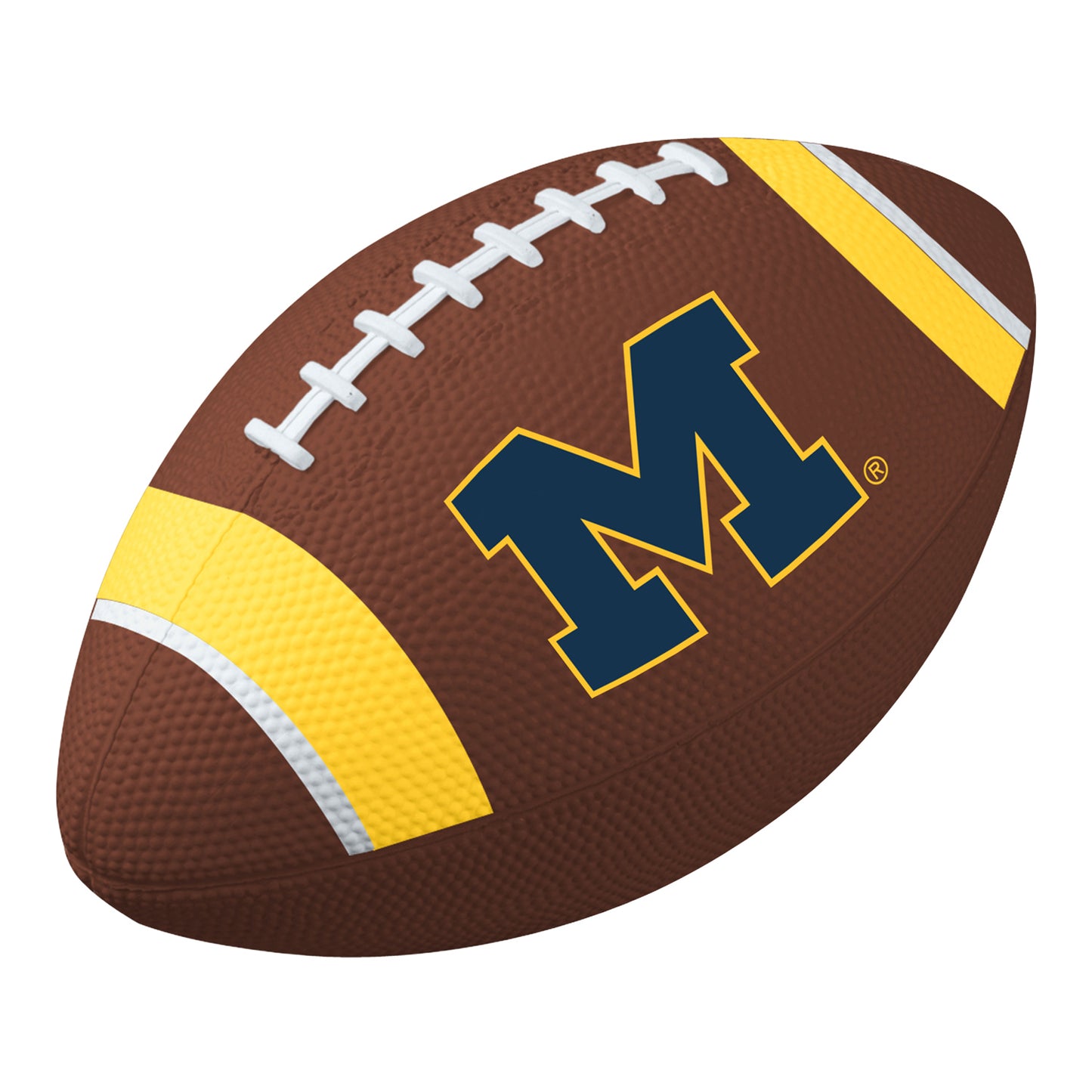 Michigan Wolverines Nike Brown Mini Training Football - Full View