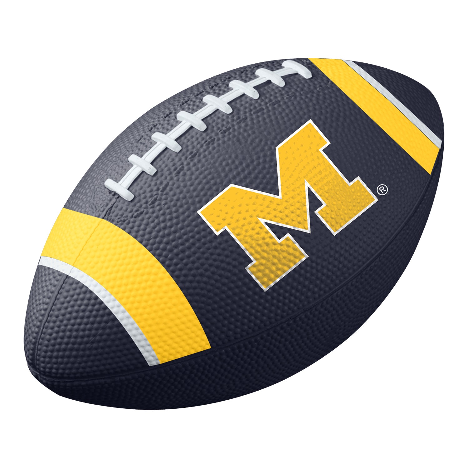 Michigan Wolverines Nike Navy Mini Training Football - Full View