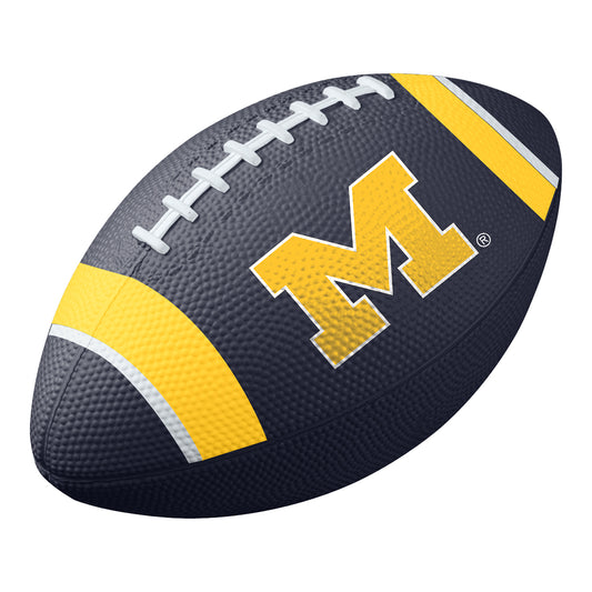 Michigan Wolverines Nike Navy Mini Training Football - Full View