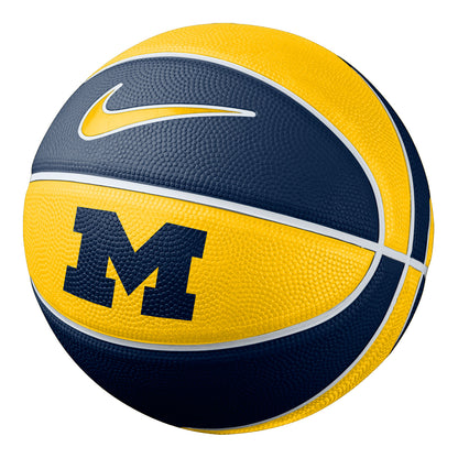 Michigan Wolverines Nike Navy Full Size Rubber Basketball
