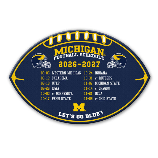Michigan Wolverines 2026 Football Schedule Magnet