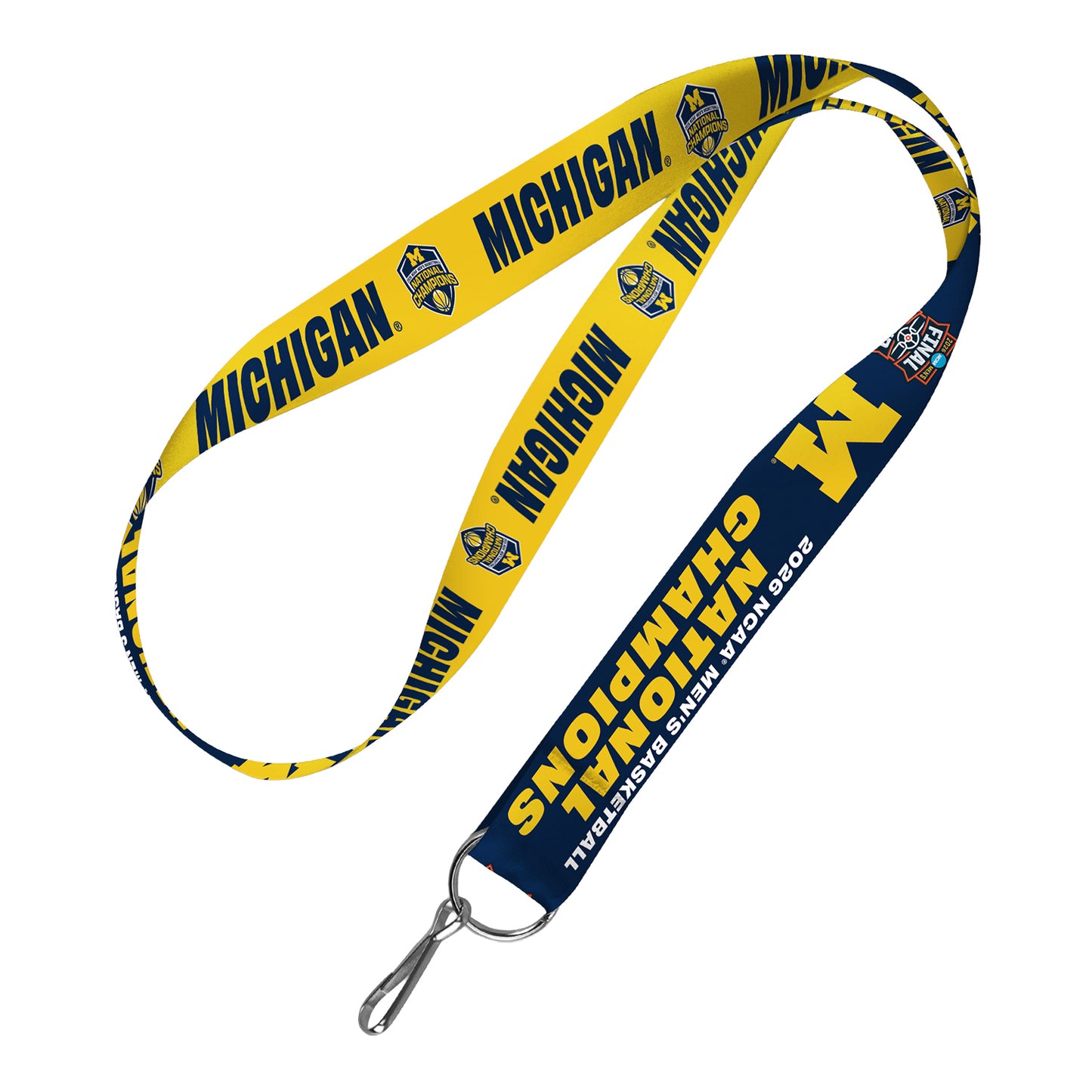 Michigan Wolverines Men's Basketball National Champs Lanyard