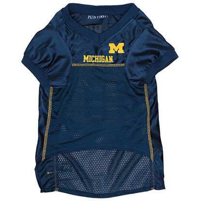 Michigan Wolverines Mesh Pet Jersey - Front View