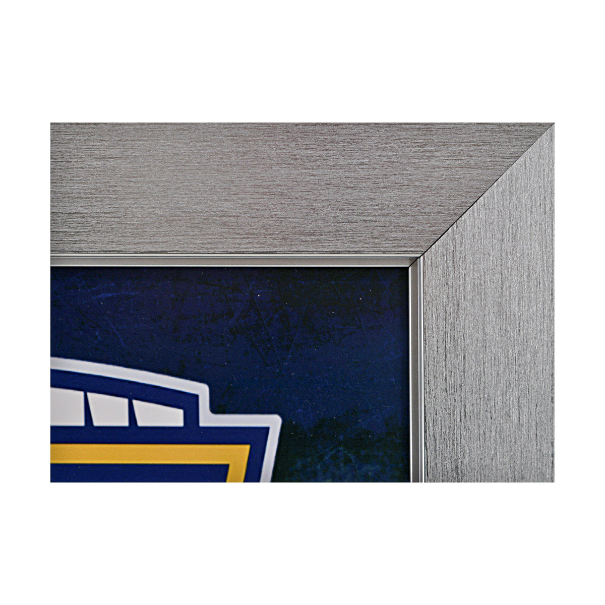 JJ McCarthy Michigan Wolverines Autographed Signed 14" x14" Framed Collage - Frame View