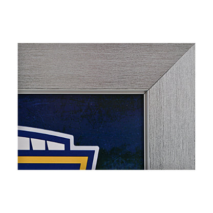JJ McCarthy Michigan Wolverines Autographed Signed 14" x14" Framed Collage - Frame View