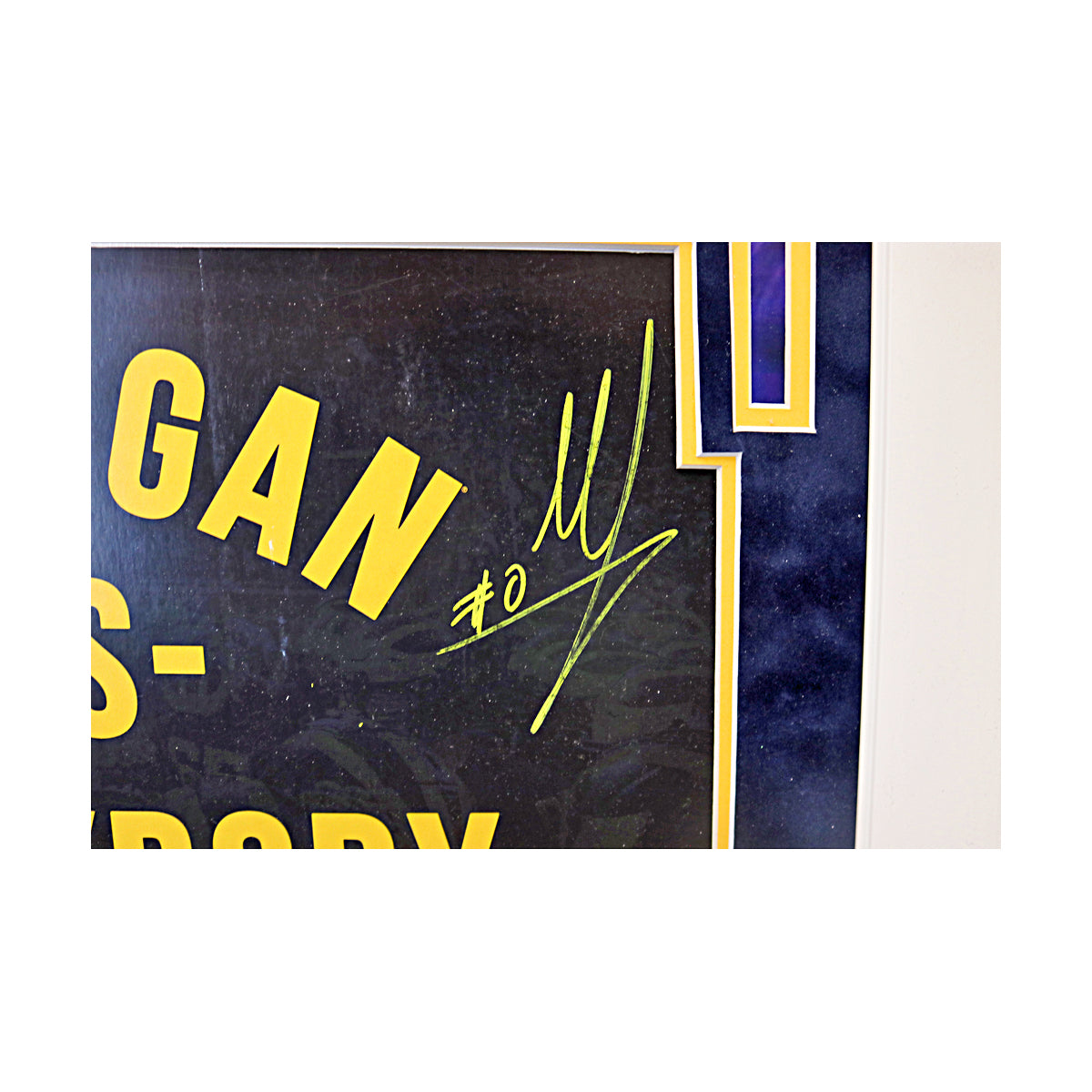 Michigan Wolverines Autographed Signed 9 Signature 2023 'Michigan vs Everybody" Sign 22" x 28" Framed Collage - Signatures View 4