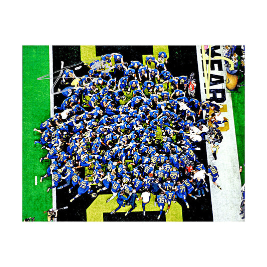 Fred Moore Michigan Wolverines Autographed Signed 8x10 Photo (CX Champions Circle LOA) - Front View